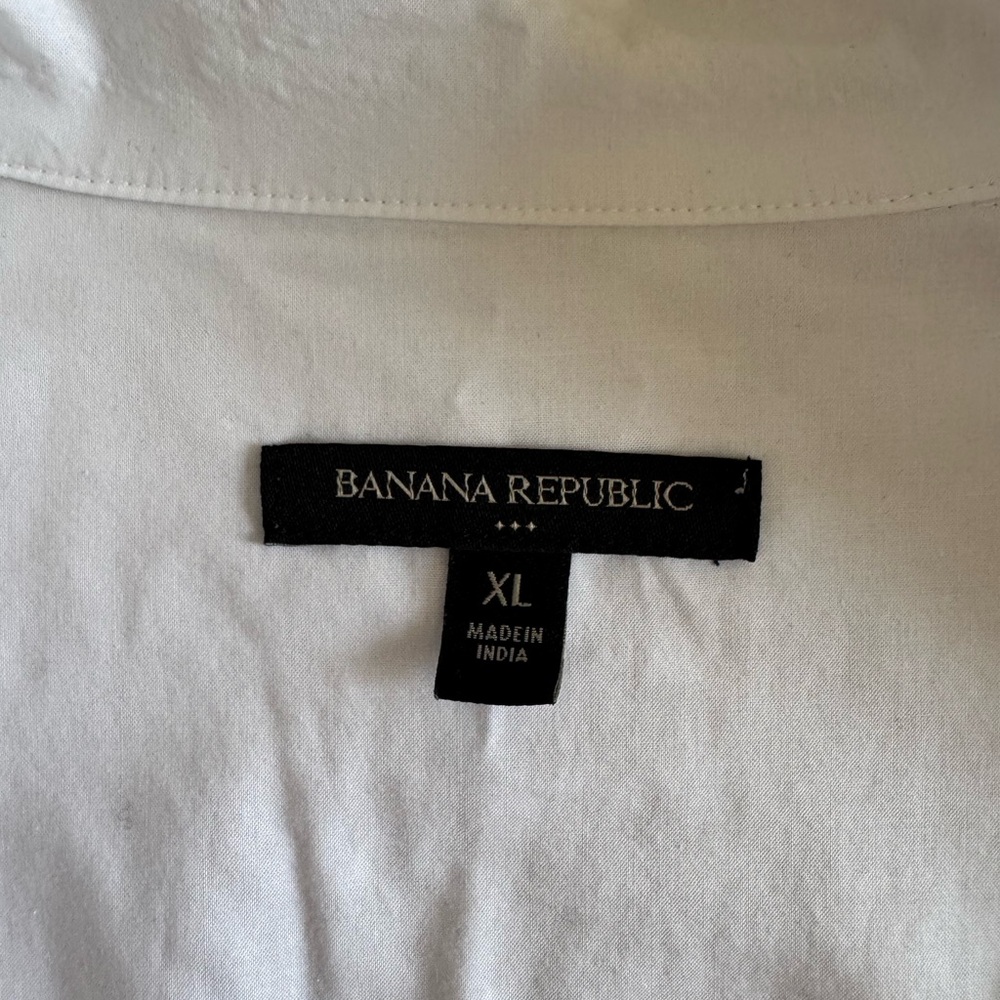 Banana Republic White Shirt Dress - Picture 3 of 4